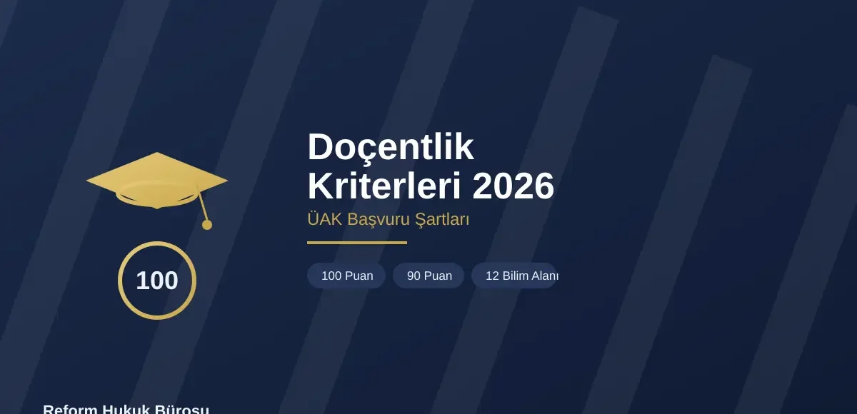 yeni doçentlik kriterleri