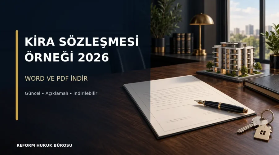 Kira sözleşmesi örneği 2026 Word ve PDF indir