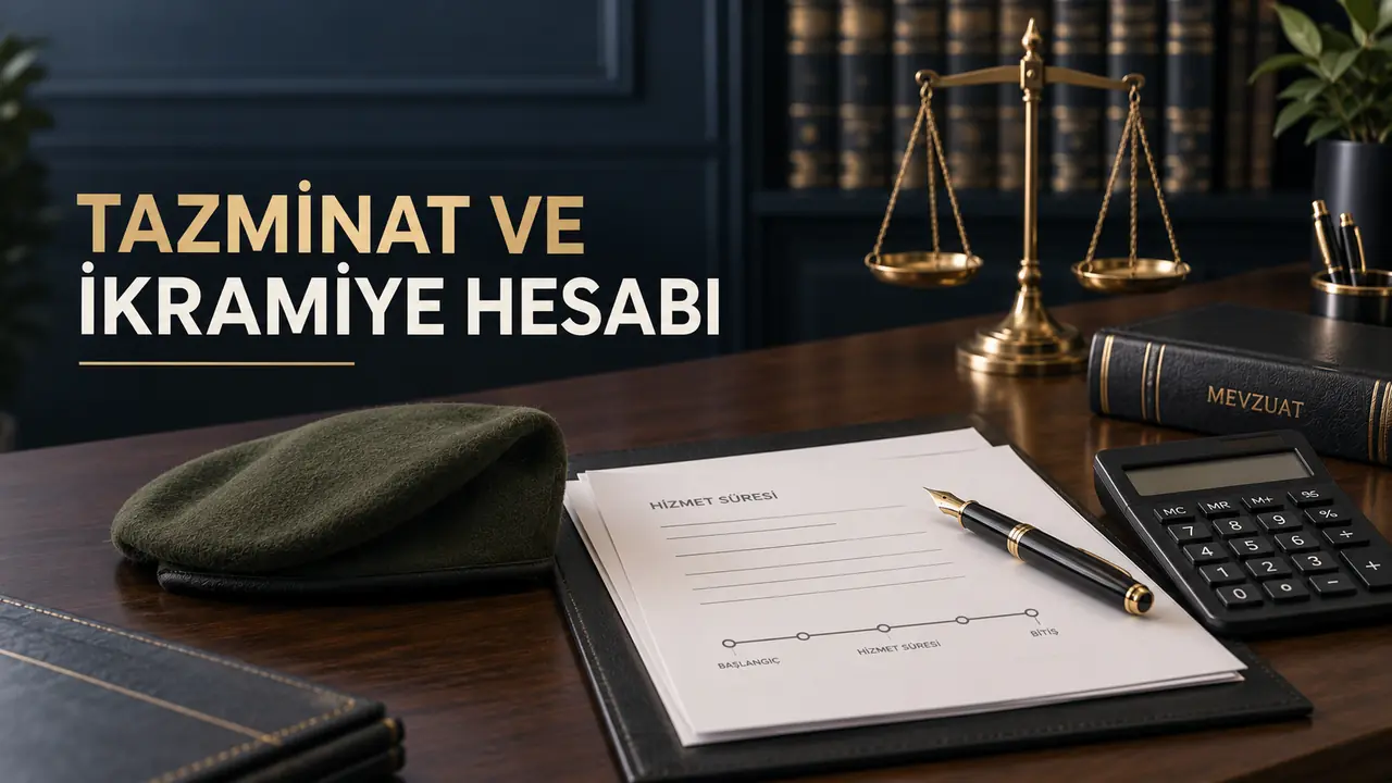 Uzman erbaş sözleşme feshi tazminat ve ikramiye hesabı
